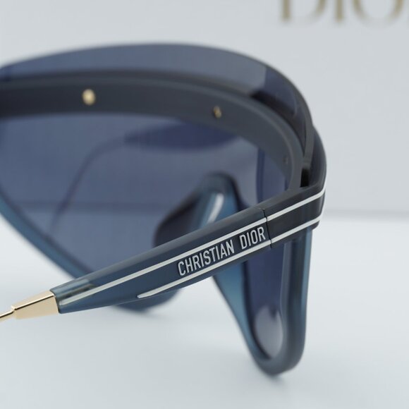 Exclusive Sale! Dior DIORCLUB M2U 31B8 Shield Sunglasses - Matte Navy Blue main image 7